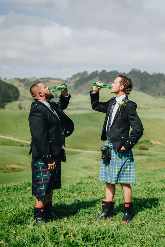 New Zealand wedding with scottish flare by portrait photographer Ainsley DS