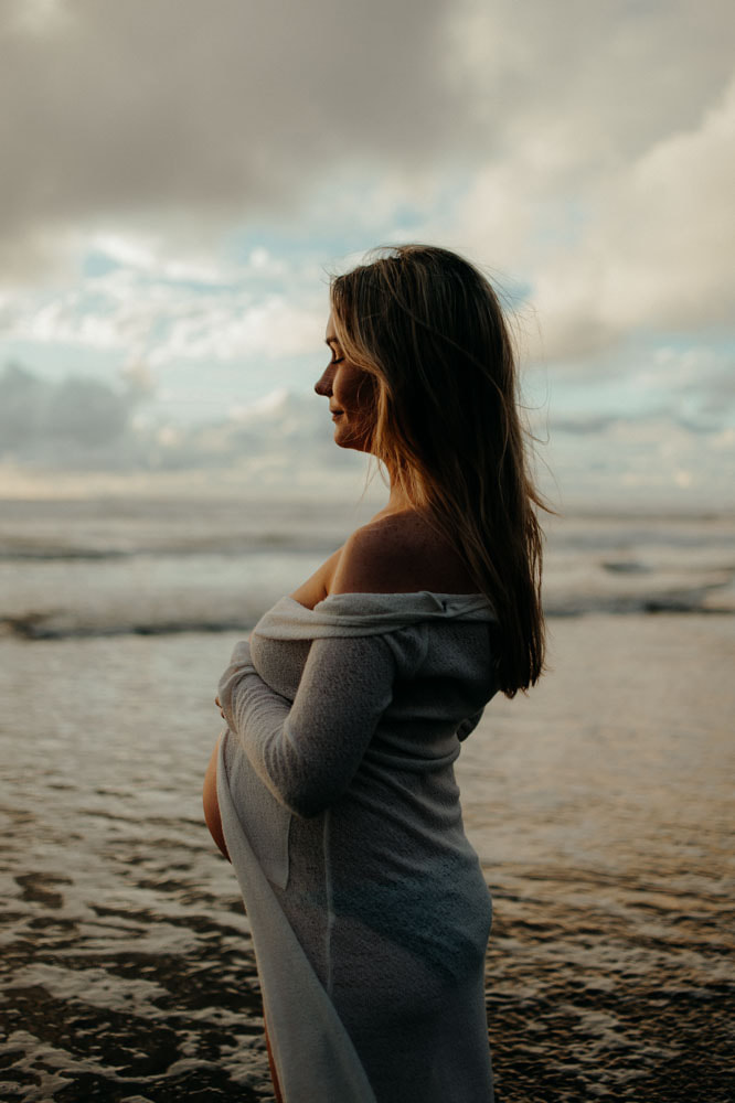 Stunning maternity photos for pregnant people. LGBT+ friendly photographer in Auckland