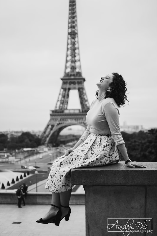 Solo photoshoot in Paris with Paris photographer Ainsley Ds photography 