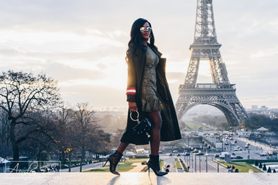 Fashion photography shoot in Paris with Ainsley DS Photography